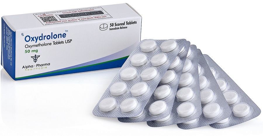 Oxymethalone 50mg таблетки крупным планом