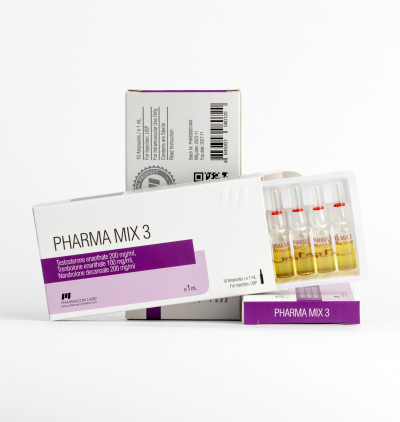 PharmaMix-3 Pharmacom Labs — инъекционный микс стероидов 500 мг